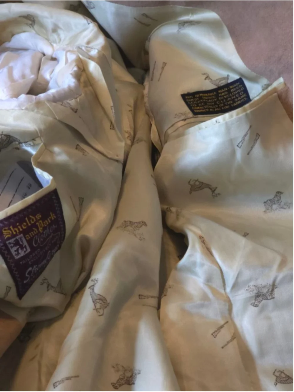 Shields and Park Clothes this pre